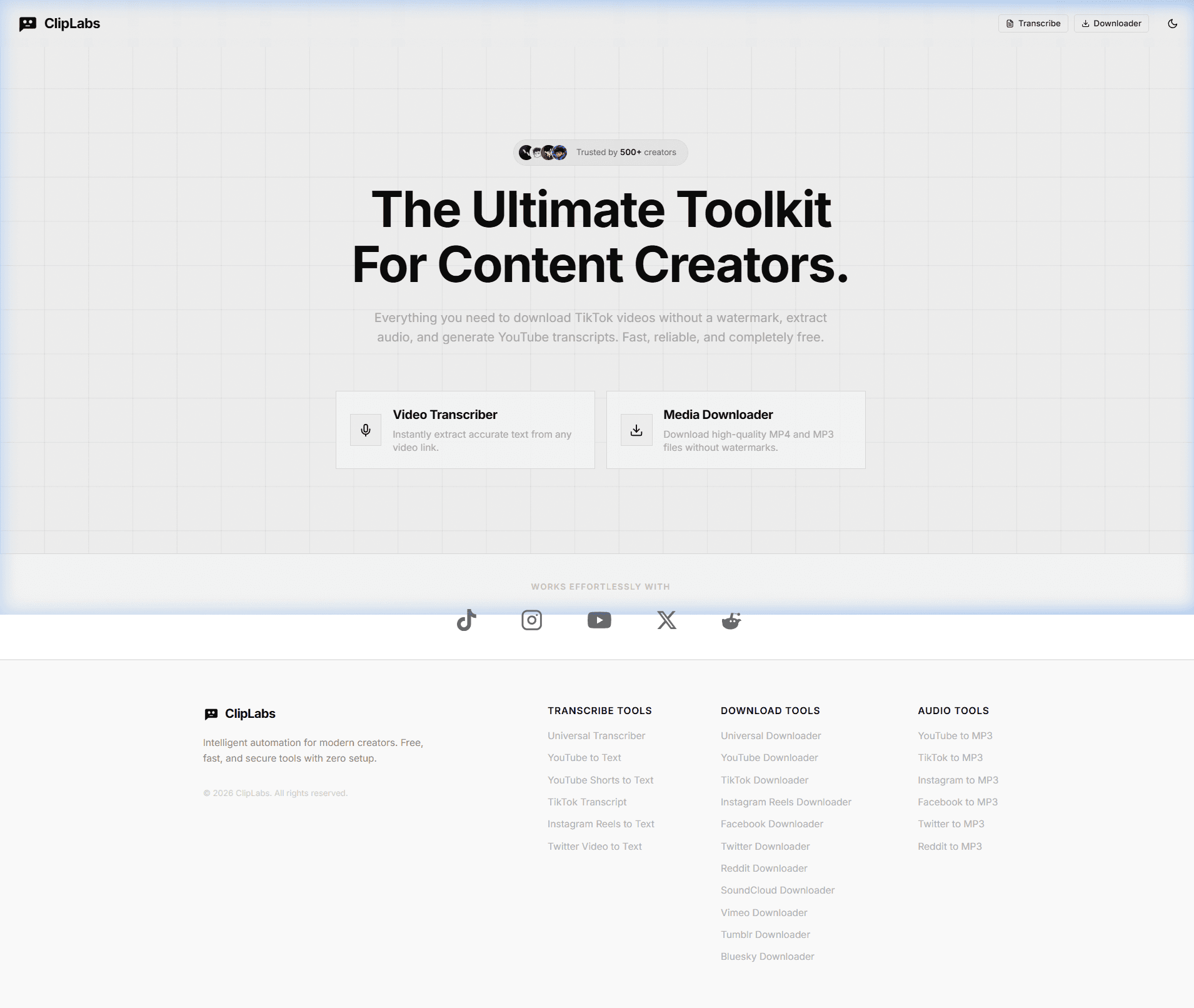 ClipLaboratory — The Ultimate Toolkit For Content Creators